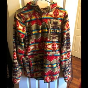 Tribal fleece hoodie
